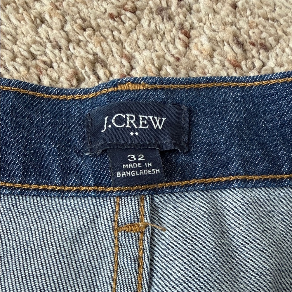 J. Crew Dark Blue Wide Leg Jeans - Picture 2 of 6